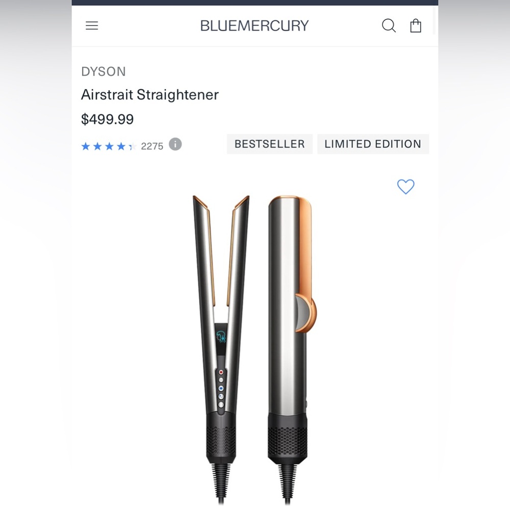 Dyson Airstrait Straightener